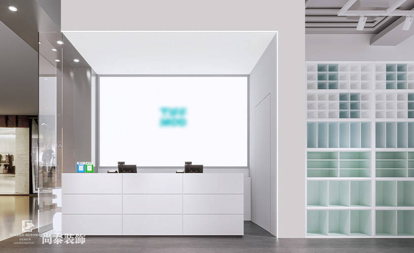 120平米簡約時尚商場店鋪裝修設計案例