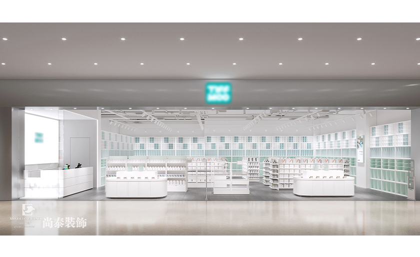 120平米簡約時尚商場店鋪裝修設計案例