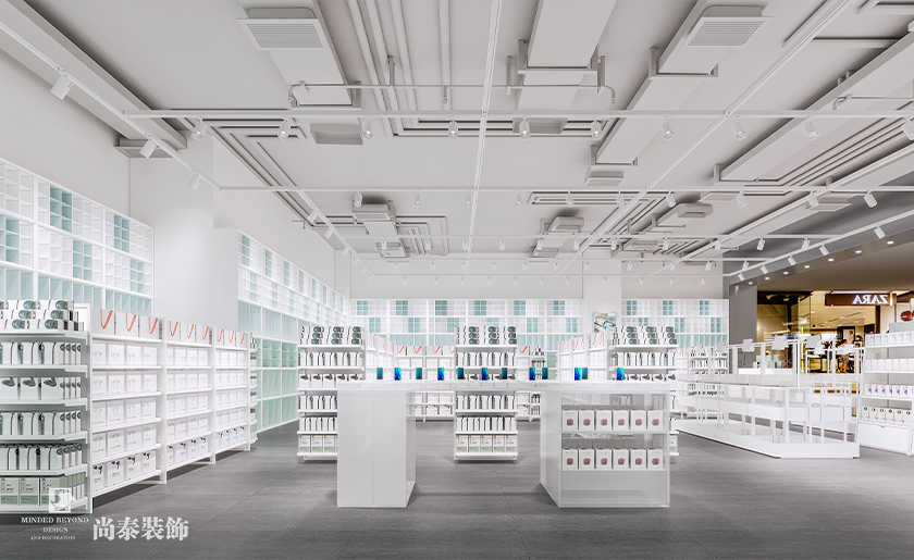 120平米簡約時尚商場店鋪裝修設計案例