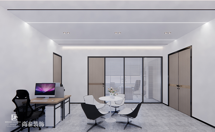 惠州2000平米共享辦公樓辦公室裝修設計案例