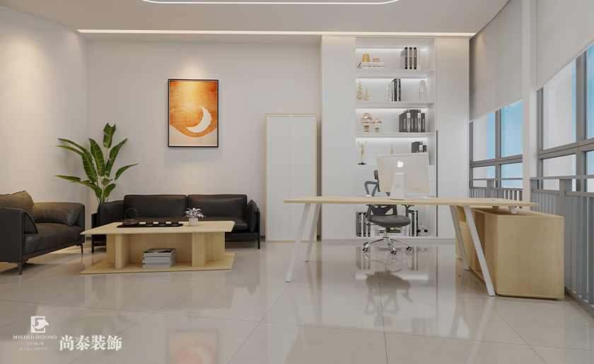 深圳南山萬融大廈700平米汽車用品公司辦公室裝修設(shè)計(jì)案例