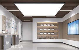 辦公室設計：250平米機械電子公司辦公室裝修設計案例