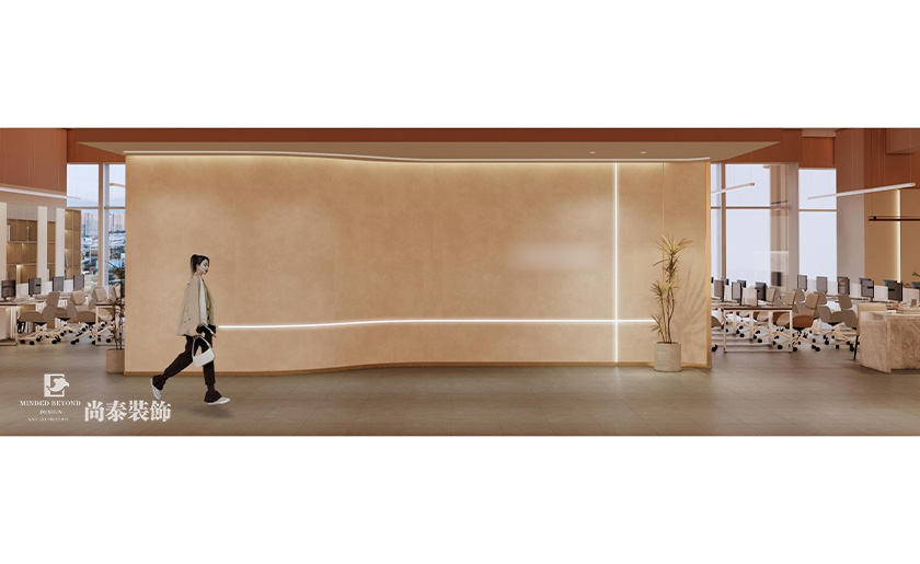 深圳辦公室裝修設計案例：1200平米家居行業公司