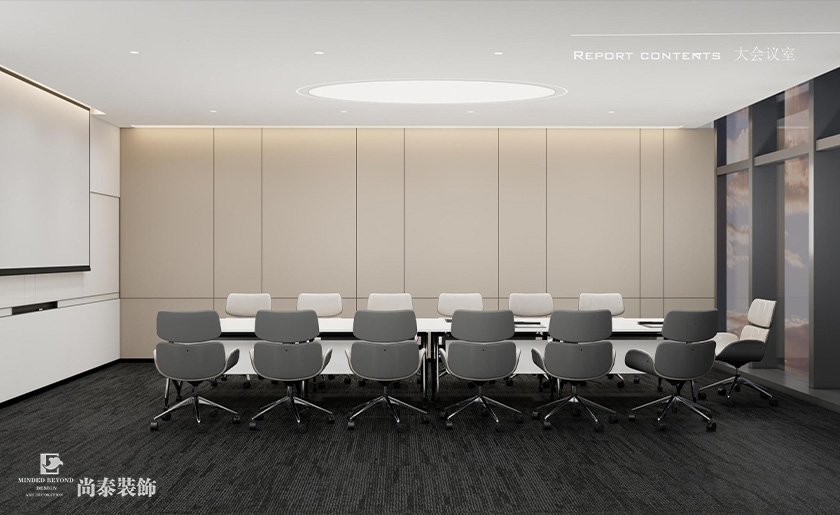 深圳辦公室裝修設計案例：1200平米家居行業公司