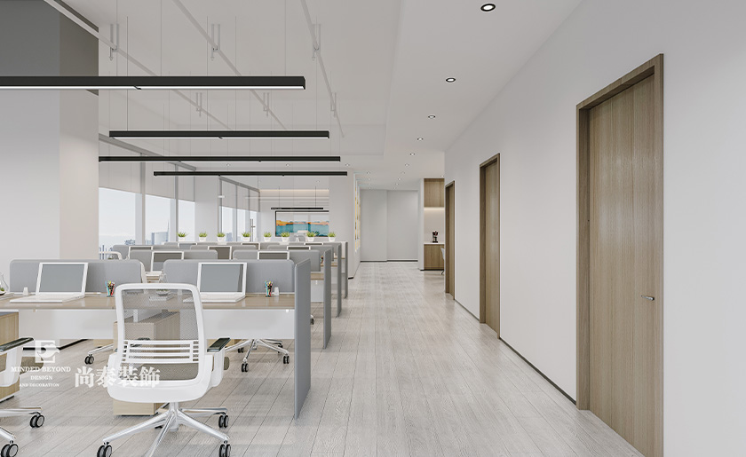 深圳辦公室裝修設(shè)計(jì):150平米醫(yī)療器械公司