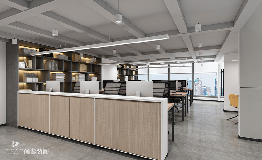 700平米科技公司深圳南山方大城寫字樓辦公室裝修設計案例