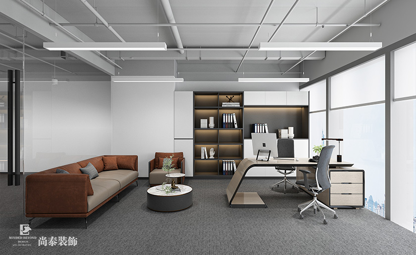 700平米科技公司深圳南山方大城寫字樓辦公室裝修設計案例