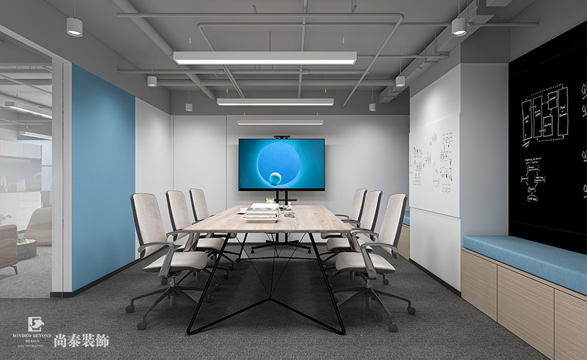 700平米科技公司深圳南山方大城寫字樓辦公室裝修設計案例