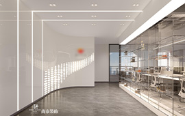 深圳南山智谷寫字樓350平米環(huán)保節(jié)能科技公司辦公室裝修設(shè)計