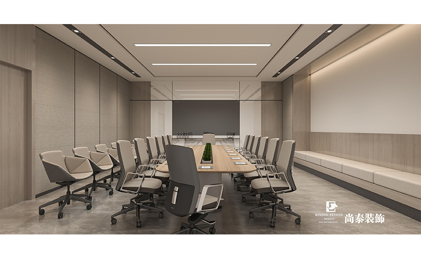 深圳南山智谷寫字樓350平米環保節能科技公司辦公室裝修設計