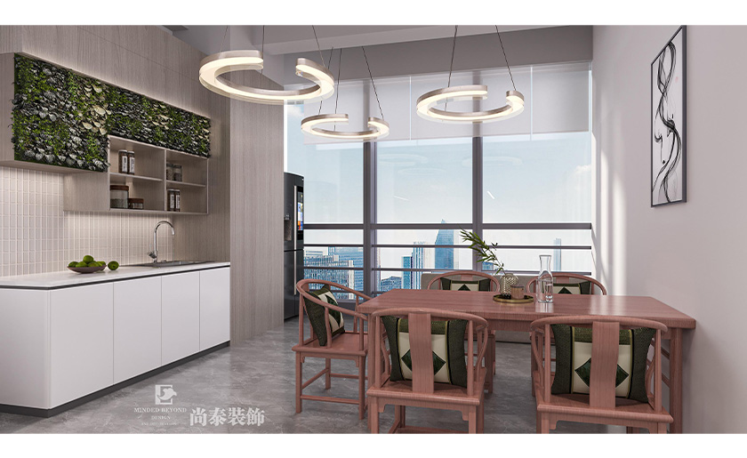 深圳南山智谷寫字樓350平米環保節能科技公司辦公室裝修設計